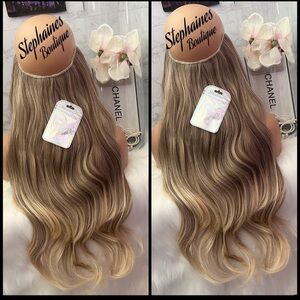 Halo Hair Extensions - Clip In Hair Extensions With Transparent Invisibl…